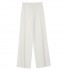 Women's Autumn Winter High Quality Casual Full-Length Wide Leg Wool Blend Computer Knitted Full Milano Sweater Pants